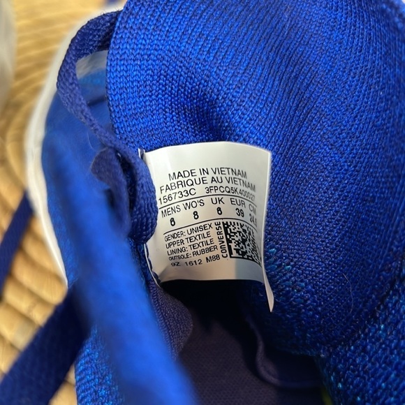 Converse Flyknit High Top Chuck Taylor All Stars Blue 8 - Picture 10 of 10